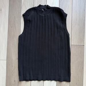 Barneys new york ribbed knit top